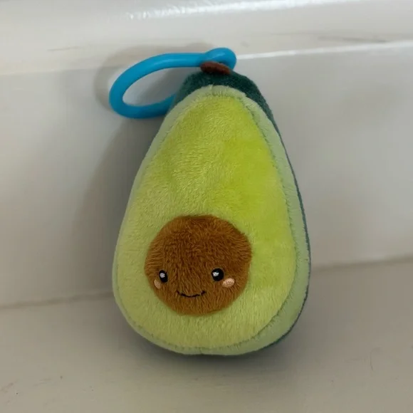 Avocado Plush Bag Charm Keychain - Squishable - Picture 2 of 6